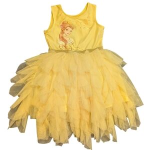 Disney Belle Princess Yellow Tutu Dress, 2T